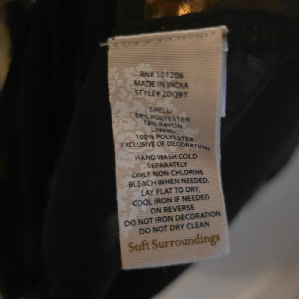 Soft Surroundings Adassa Patchwork Tunic Rayon Se… - image 8